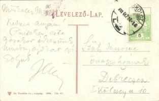 1911 Poprád (Magas-Tátra, Vysoké Tatry); Poprad folyó partja / riverside