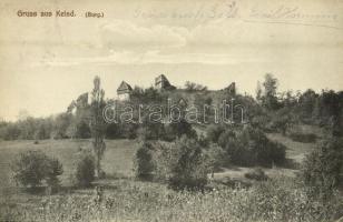 1918 Szászkézd, Kaisd, Keisd, Saschiz; Cetatea Taraneasca din Saschiz / Burg / vár. Jos. Heinrich Briegel Fotograf / castle (EK)