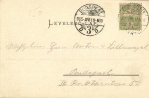 1905 Nagyszeben, Hermannstadt, Sibiu; Hermannsplatz / Hermann tér. Verl. d. Buchh. G. A. Chromophot....