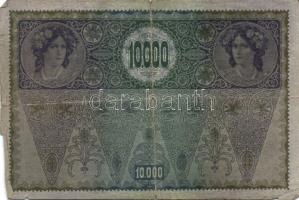 Ausztria 1918. Osztrák-Magyar Bank kiadása 10.000K piros "Deutschösterreich" fny-sal (7x) ...
