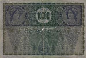Ausztria 1918. Osztrák-Magyar Bank kiadása 10.000K piros "Deutschösterreich" fny-sal (7x) ...
