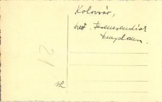 Kolozsvár, Cluj; Ferencrendi szerzetesek temploma / Franciscan church, obelisk. photo