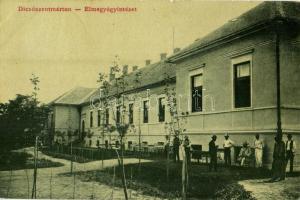 1907 Dicsőszentmárton, Tarnaveni, Diciosanmartin; Elmegyógyintézet, tébolyda. Jeremiás Sándor kiadása / mental hospital, asylum