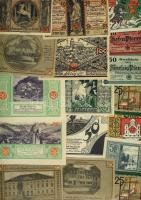 Német Birodalom/Weimari Köztársaság 1920-as évek eleje 325db dekoratív szükségpénz, nagyon kevés dup...