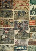 Német Birodalom/Weimari Köztársaság 1920-as évek eleje 325db dekoratív szükségpénz, nagyon kevés dup...