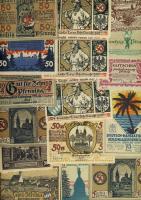 Német Birodalom/Weimari Köztársaság 1920-as évek eleje 325db dekoratív szükségpénz, nagyon kevés dup...