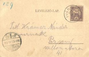 1900 Pozsonyivánka, Iványi, Ivanka pri Dunaji; Hercegi kastély, Szent Károly háza / castles. Art Nou...