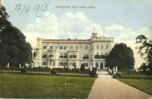 1913 Oroszvár, Rusovce (Pozsony, Pressburg, Bratislava); Gróf Lónyay kastély. Grósz József kiadása / castle