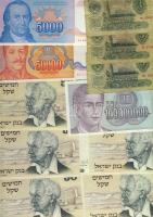 Kis bankjegy tétel, egész világ, 163db T:vegyes