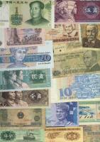 Kis bankjegy tétel, egész világ, 163db T:vegyes