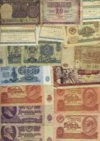 Kis bankjegy tétel, egész világ, 163db T:vegyes