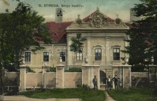 1928 Dunaszerdahely, Dunajská Streda; Sárga kastély. Kiadja Petényi Márk / castle (r)