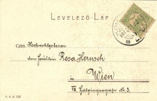 1904 Komárom, Komárnó; Újváros, Igmándi úti részlet, üzlet / street view, shop (EK)