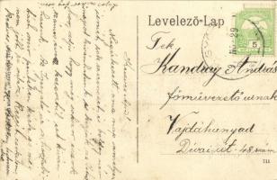 Algyógy, Geoagiu; M. kir. Földmívesiskola, a tanulók lakásának feljárata. Ferencz Pepi kiadása / Far...