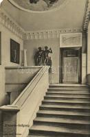 Weimar, Goethe National Museum, Treppen-Aufgang / museum, interior, staircase, statues (EM)
