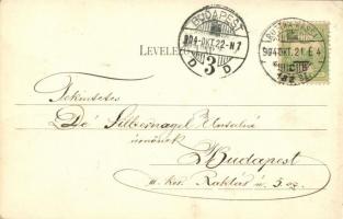 1904 Védfalu, Vidernik, Eimerau, Vydrník; Erzsébet gyógyfürdő. Kiadja Matz Gusztáv / spa, baths + &q...