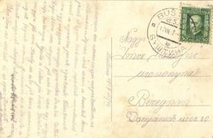 1927 Bustyaháza, Handalbustyaháza, Bushtyno, Bustino; Fő utca, Eugén Pál üzlete és saját kiadása / M...