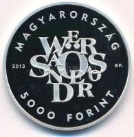 2013. 5000Ft Ag "Weöres Sándor" T:PP