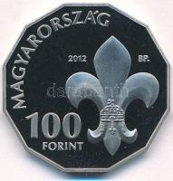 2012. 100Ft Cu-Ni "100 éves a Magyar Cserkészszövetség" T:PP