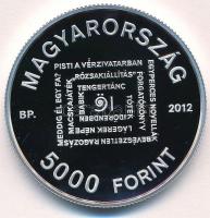 2012. 5000Ft Ag "Örkény István születésének 100. évfordulója" tanúsítvánnyal T:PP