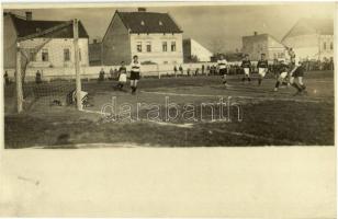 1925 Szegedi focicsapat (?), labdarúgók, meccs  / Hungarian football team, football players, match. photo