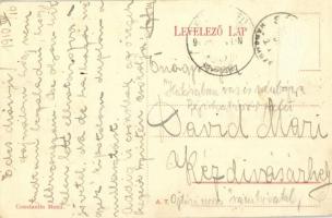 Sósmező, Poiana Sarata; Fő tér, templom. Constantin Matei kiadása / main square, church  (Rb)