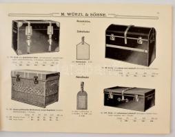 M. Würzl & Söhne Bőrönd- és Bőráru-gyárosok képes árjegyzéke, papírkötésben, jó állapotban