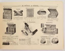 M. Würzl & Söhne Bőrönd- és Bőráru-gyárosok képes árjegyzéke, papírkötésben, jó állapotban