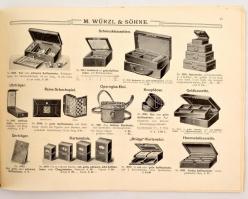 M. Würzl & Söhne Bőrönd- és Bőráru-gyárosok képes árjegyzéke, papírkötésben, jó állapotban