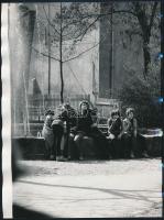 cca 1970-1980 Budapest, Vidámpark, 17 db fotó, 18×22 cm