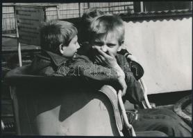 cca 1970-1980 Budapest, Vidámpark, 17 db fotó, 18×22 cm