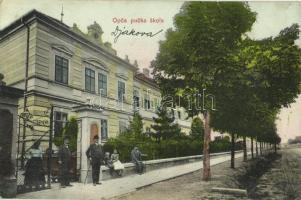 1911 Diakovár, Djakovo, Dakovo; Opca pucka skola / school