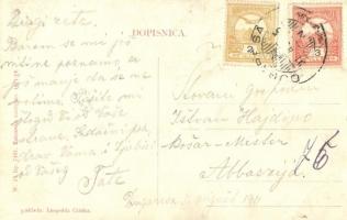 Duga Resa, Dugaresa, Dugerese; Tvornica pamuka / pamutgyár / cotton factory. W.L. Bp. 7451. Naklada ...