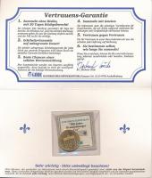 DN 7db Göde Bayerisches Münzkontor féle aranyozott emlékérmék fóliatokban, tanúsítvánnyal, garancial...