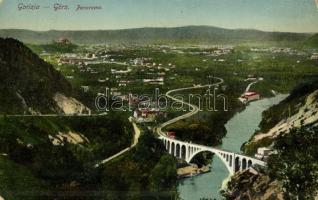 Gorizia, Görz, Gorica; Panorama / general view (worn corners)