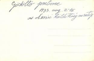 1933 Gödöllő, Jamboree, az ázsiai küldöttség vezetője / Scout Jamboree, Head of the Asian Delegation...