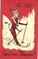 Ski-Heil! Gruss vom Krampus! C.H.W. VIII/2. 2508-4.