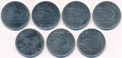 2005-2018. 50Ft Cu-Ni (7xklf) forgalmi emlékkiadások T:1-