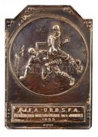 Dr. Balogh István, a Magyar Ifjúsági Válogatott orvosának dokumentumai és ezüst(Ag) plakettje, műsor...