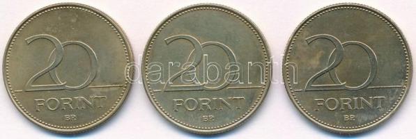 2003. 20Ft Cu-Ni-Zn "Deák" (3x) T:1-