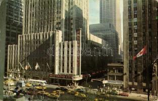 New York City, Radio City Music Hall, street, Whelan Discount Center (creases)