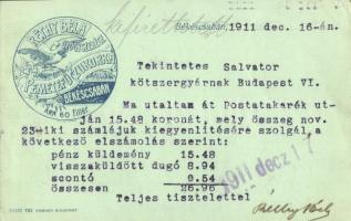 1911 Pemetefű-Czukorka. Réthy Béla gyógyszerész Békéscsabán. reklám / Hungarian cough drop advertise...