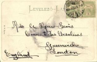 1903 Budapest I. Vársikló, Budavári sikló (kopott sarok / worn corner)