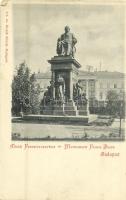 Budapest V. Deák Ferenc szobor. Divald Károly 112. sz. (EK)