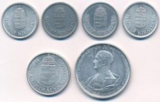 1941-1944. 1P Al (4x)  + 1943. 2P Al + 1943. 5P Al T:1-,2 kis ph