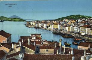 1925 Mali Losinj, Lussinpiccolo; Hafen / harbour, sailships