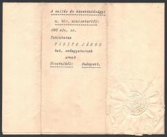 1912 Bp., Gróf zicsi és vázsonykői Zichy János (1868-1944) Magyar Királyság vallás- és közoktatásügy...