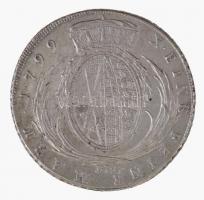 Német Államok / Szászország 1799IEC Tallér Ag "III. Frigyes Ágost" (27,94g) T:2,2- patina ...