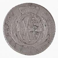 Német Államok / Szászország 1796IEC Tallér Ag "III. Frigyes Ágost" (27,84g) T:2 ph. / Germ...