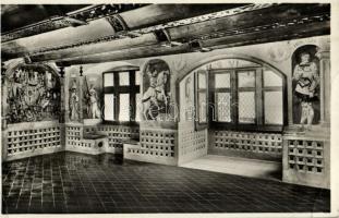 1951 Stein am Rhein, Kloster St. Georgen, Festsaal / St. Georges Abbey, ballroom